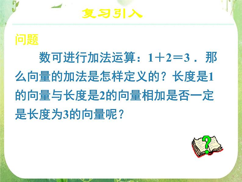 《向量加法运算及其几何意义(一)》新人教数学A版必修四课件第3页