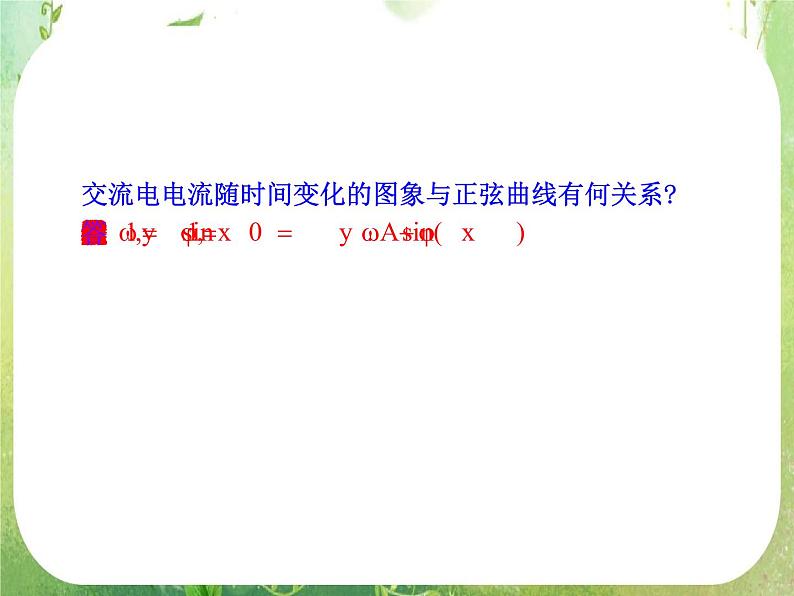 山东省冠县武训高中数学《1.5函数y=Asin（wx＋￠）的图象（一）》课件 新人教A版必修4第5页