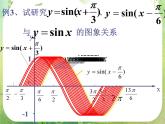 甘肃省金昌市第一中学高一数学《y=sin(wx+t)的图象》课件（1）（新人教A版必修4）