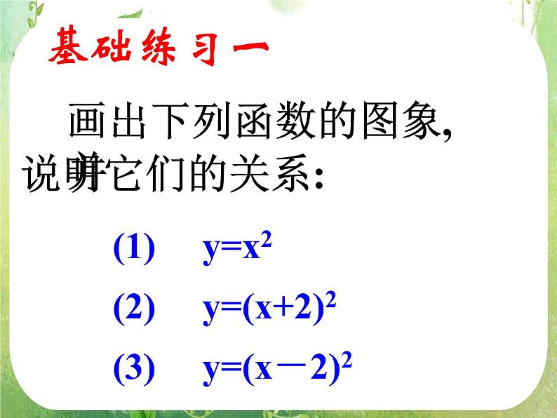 2012届高一数学课件 《函数图象变换》 新人教A版必修1第2页