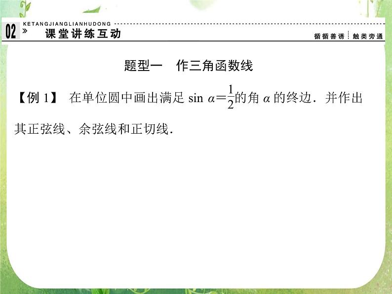 高一数学《1.2.1-2任意角的三角函数》课件2新课程（新课标人教A版）必修四第8页