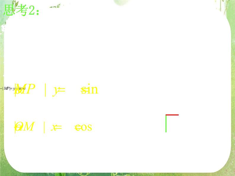 高一数学《1.2.1-2任意角的三角函数》课件新课程（新课标人教A版）必修四06