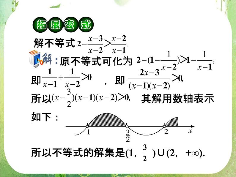 2012高考一轮复习梯度教学数学理全国版课件：1.3含绝对值的不等式和一元二次不等式第4页