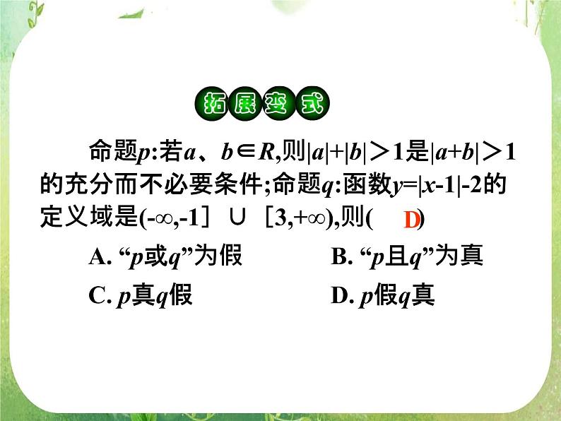2012高考一轮复习梯度教学数学理全国版课件：6.1比较代数式的大小（第2课时）05