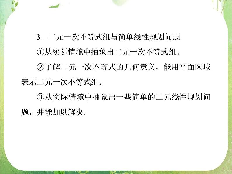 2013届数学一轮复习典例讲练课件 6-1《不等式》人教A版必修505