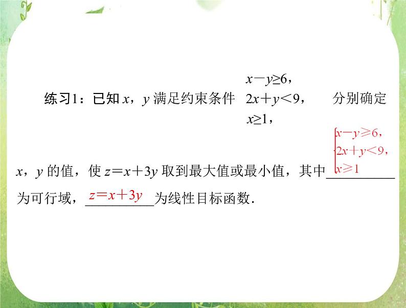 2012高二数学典例精析课件第三章 3.3 3.3.2 《简单的线性规划问题》(一)（人教A版必修五）04