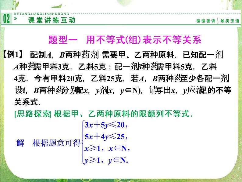 高二新课程数学3.1《不等式与不等关系》课件（新人教A版）必修五07