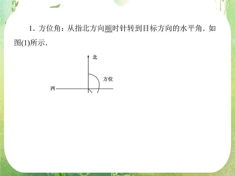 高二数学课件 1-2-1《距离问题》 新人教A版必修508