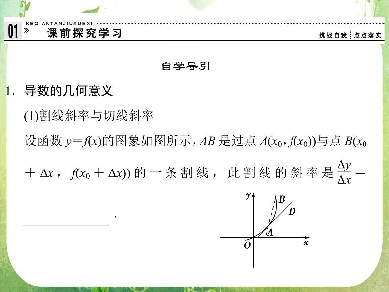 2013高二数学新课程 1.1.3《导数的几何意义》课件（新人教A版选修2-2）03
