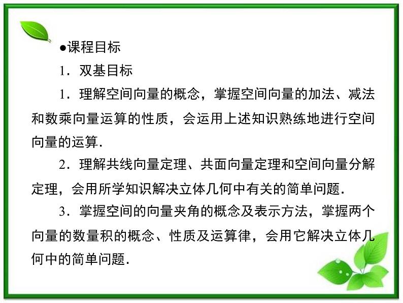 2013版高二数学（人教B版）选修2-1课件3-1-1《空间向量的线性运算》第3页