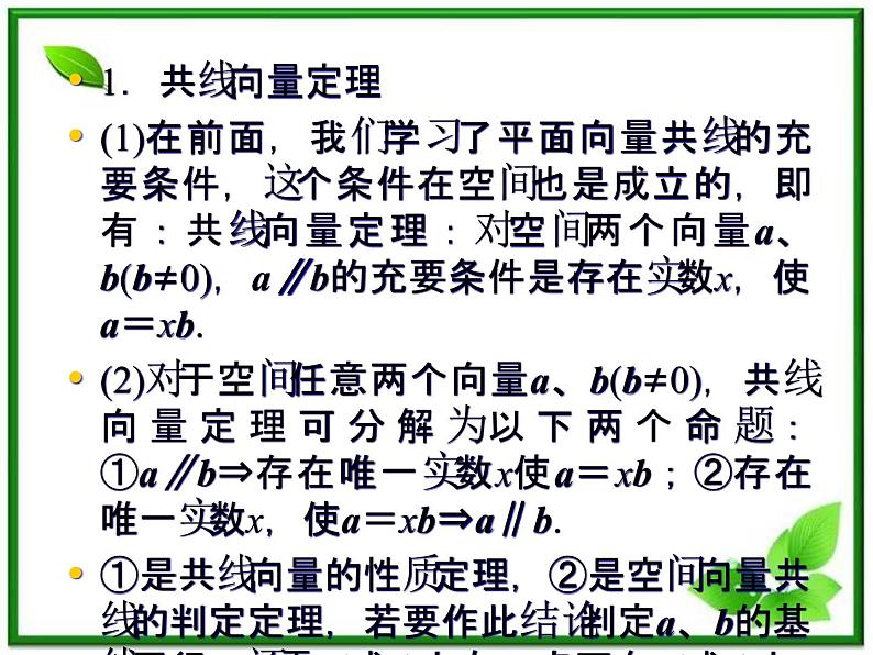 高一数学《第三章 空间向量与立体几何》课件（人教B版2-1）3-1-2空间向量的基本定理  56张08