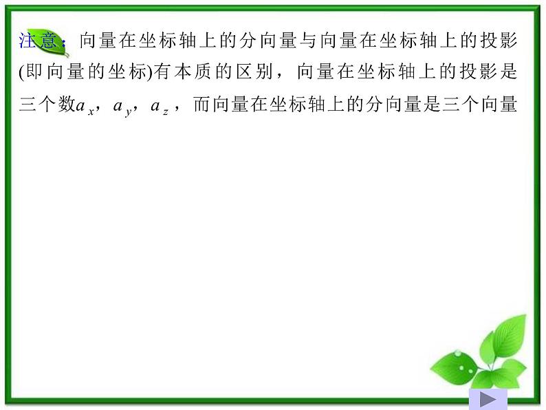 数学：3.1.4《空间向量的直角坐标运算》课件（3）（新人教B版选修2-1）08