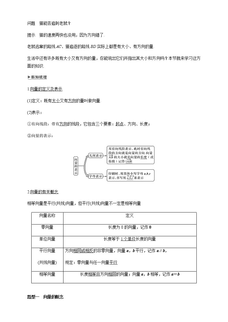 【新教材精创】9.1 向量概念 教学设计-苏教版高中数学必修第二册02