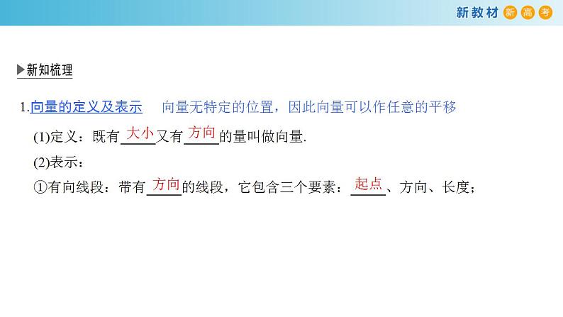 【新教材精创】9.1 向量概念 课件04