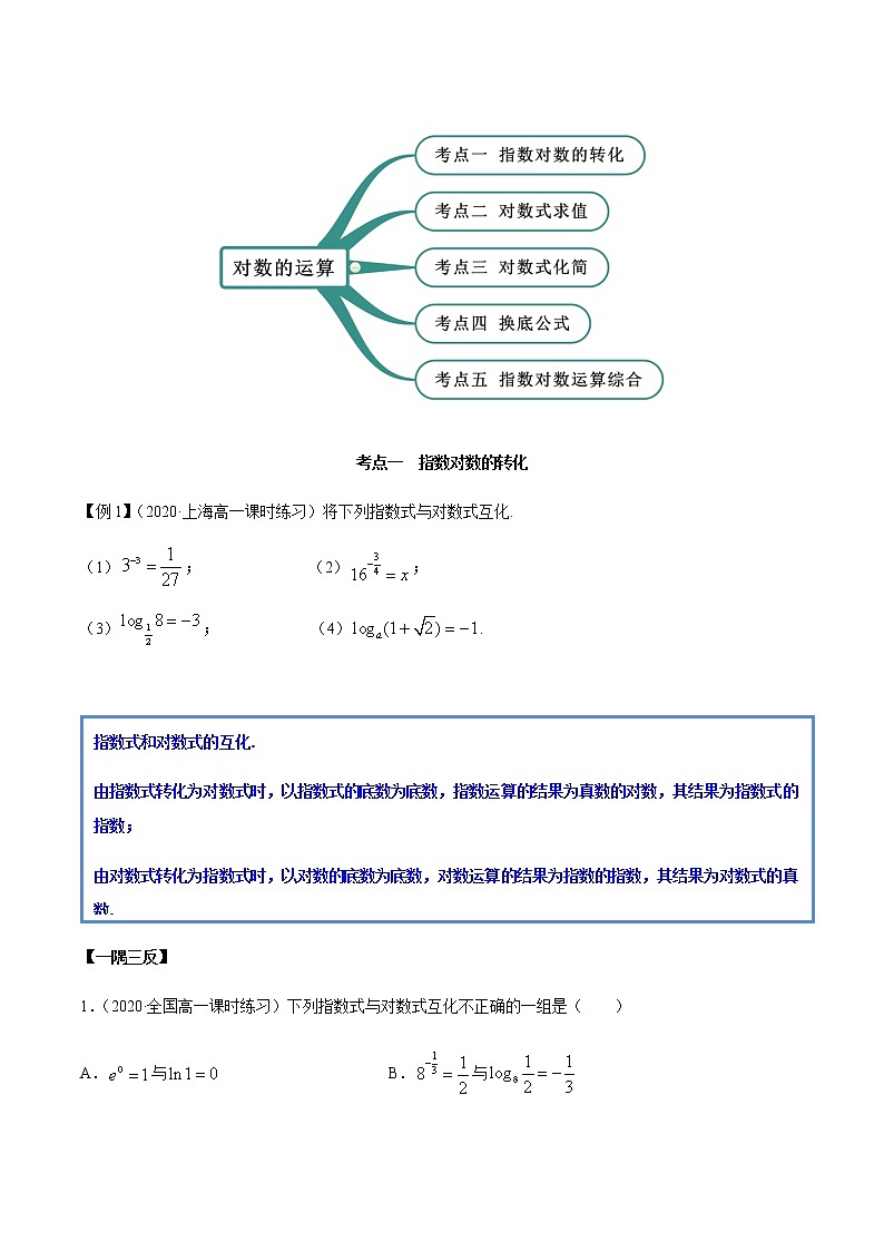 4.3 对数运算（精讲）（原卷版）第2页