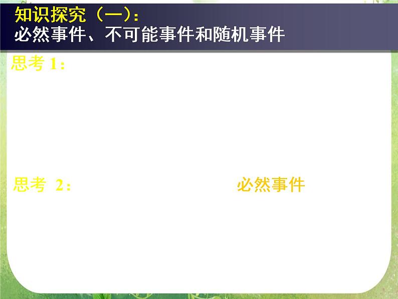 高一数学人教A版必修3课件：《随机事件的概率》3第8页