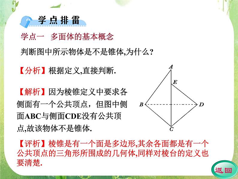 2012高考数学一轮复习（人教A）必修2精品学案1 空间几何体的结构课件PPT第8页