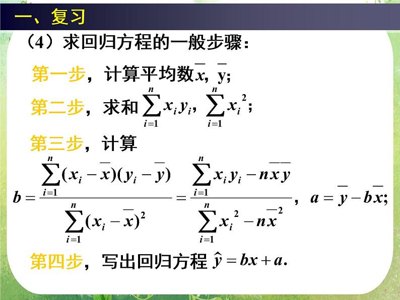 高中数学 2.3变量间的相关关系（三）课件 新人教A版必修3第6页