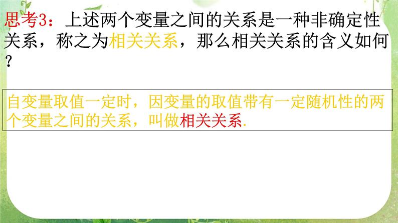 河南省平顶山市第三高级中学高一数学 2.3《变量间的相关关系》课件1（新人教A版必修3）08