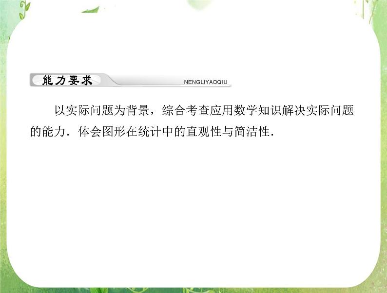 2012年高考理科数学复习向导课件 第十六章 统计 第1讲 随机抽样和样本估计总体 [配套课件]04