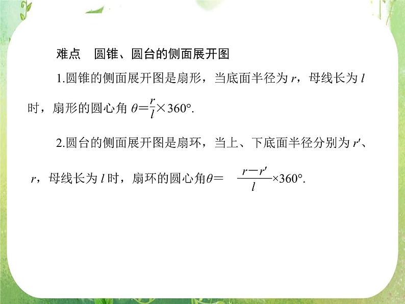 高一数学必修2人教版精品课件第1章 1.3 1.3.1《柱体、锥体、台体的表面积》06