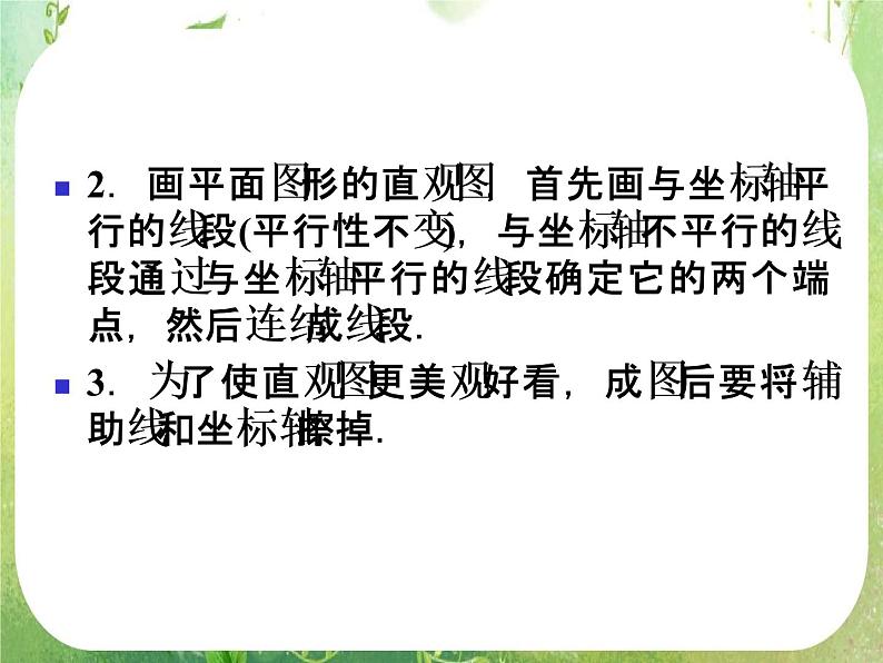 12-13学年高一数学：1.2.3《空间几何体的直观图》课件2（人教A版必修2）第4页