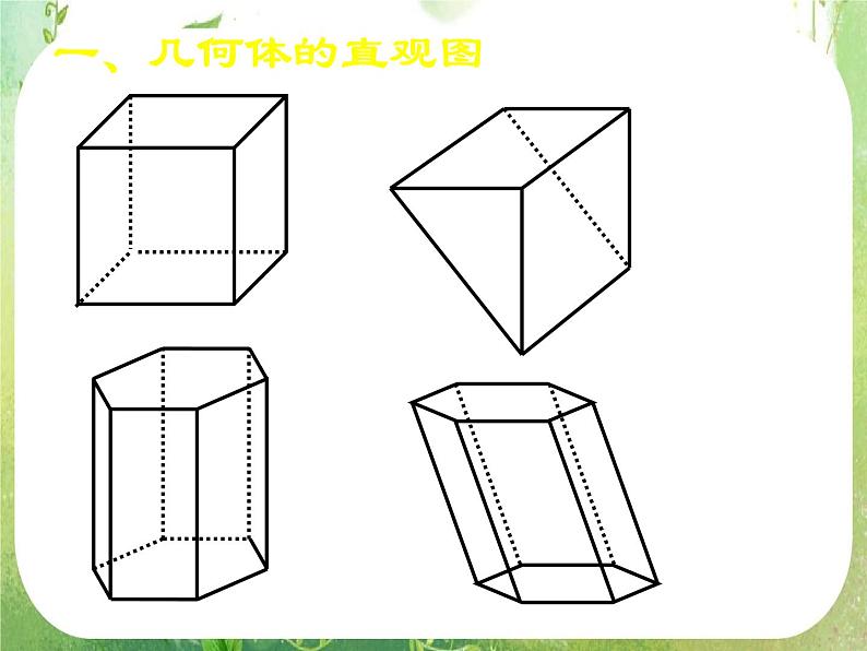 《空间几何体的直观图》新人教数学A版必修二  课件02