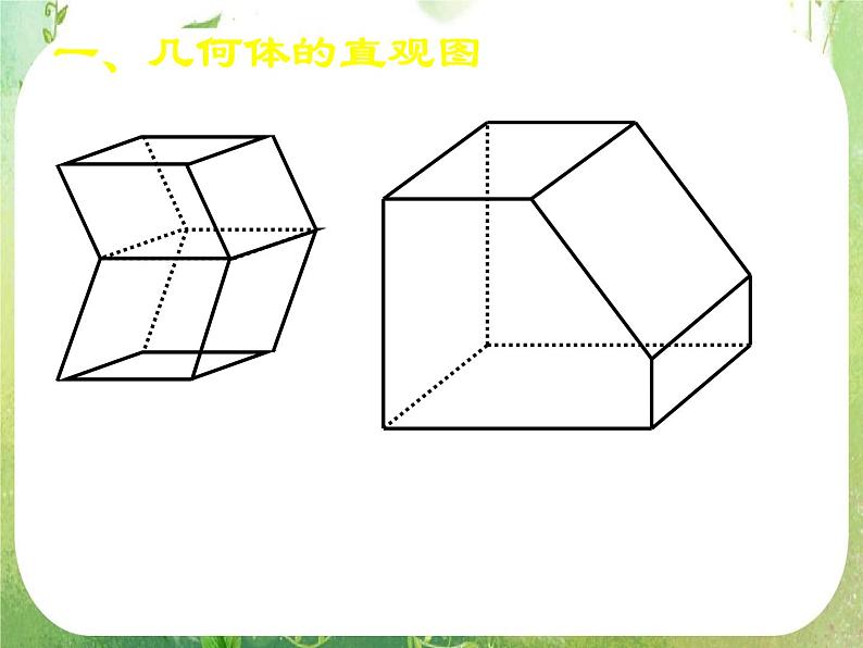 《空间几何体的直观图》新人教数学A版必修二  课件04