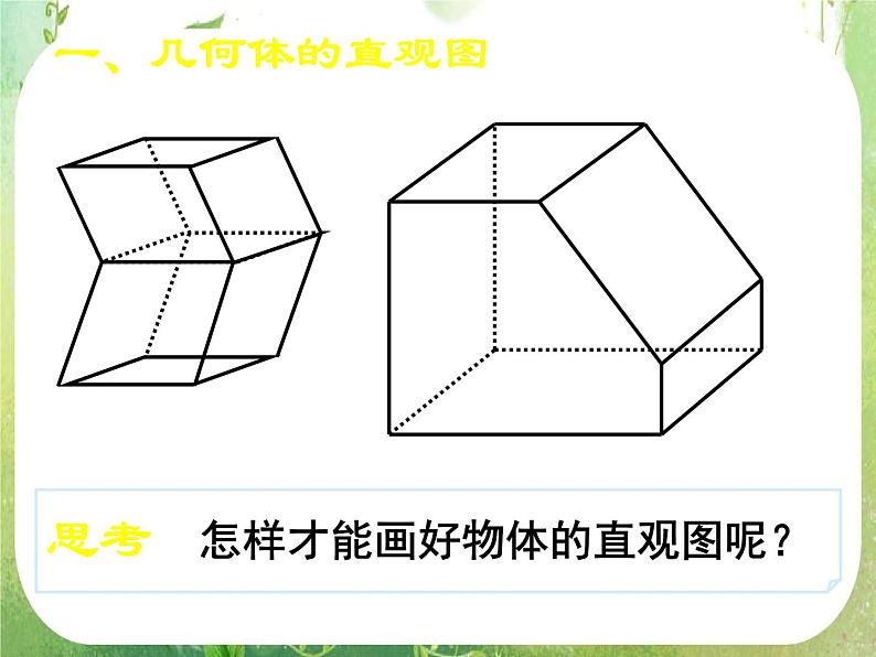 《空间几何体的直观图》新人教数学A版必修二  课件05