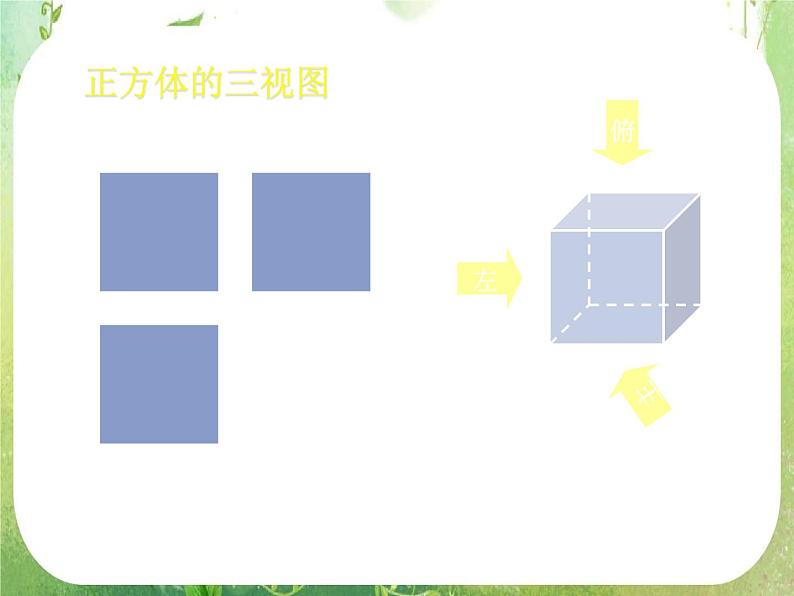高一数学必修2人教版精品课件：1.2.1《空间几何体的三视图》课件107
