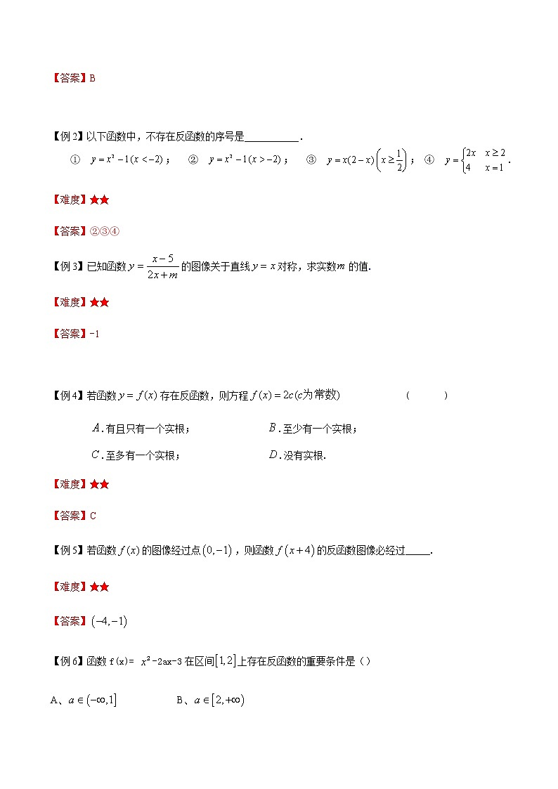 专题20 反函数（解析版）第3页
