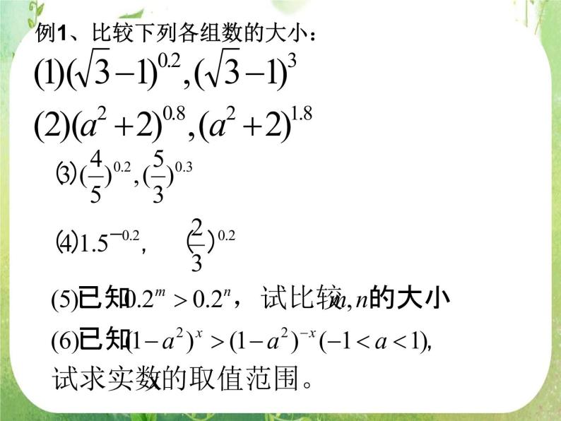 浙江省乐清市白象中学高中数学人教新课标A版必修一 2.1.2《指数函数及其性质》（3）课件PPT03