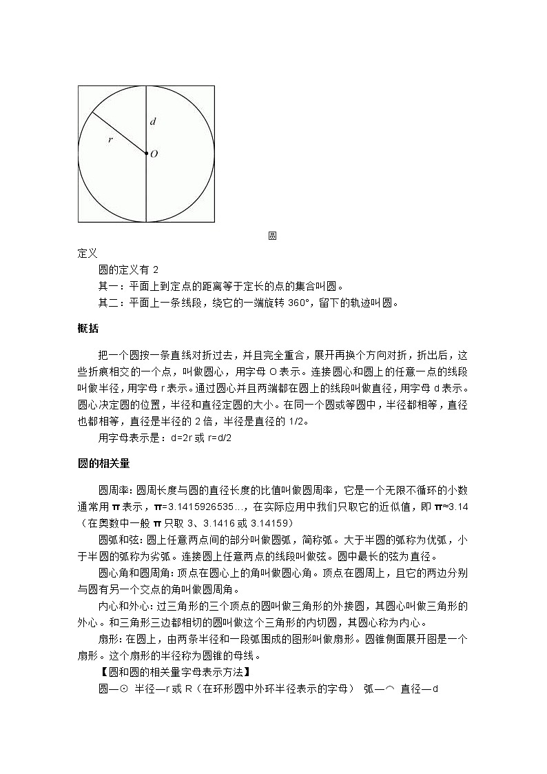 《圆的标准方程》文字素材3（人教A版必修2）教案第1页