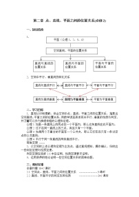 高中数学人教版新课标A必修22.1 空间点、直线、平面之间的位置关系教学设计