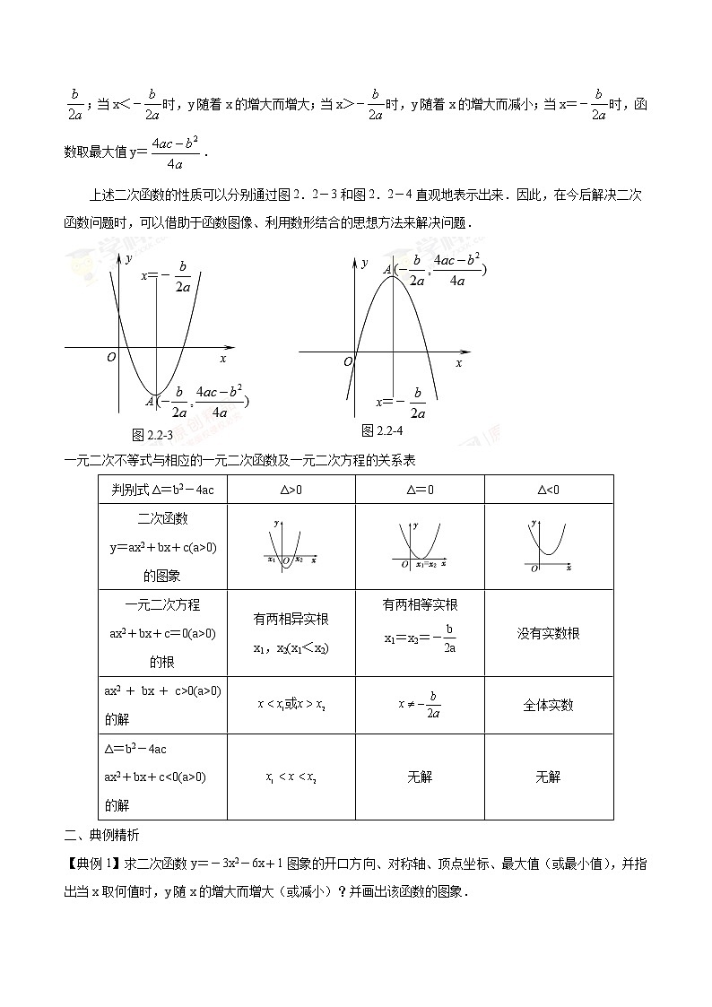 专题08 一元二次函数的图像和性质（解析版）第3页