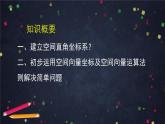 3.高二【数学（人教B）】空间向量的坐标与空间直角坐标系（2）-课件