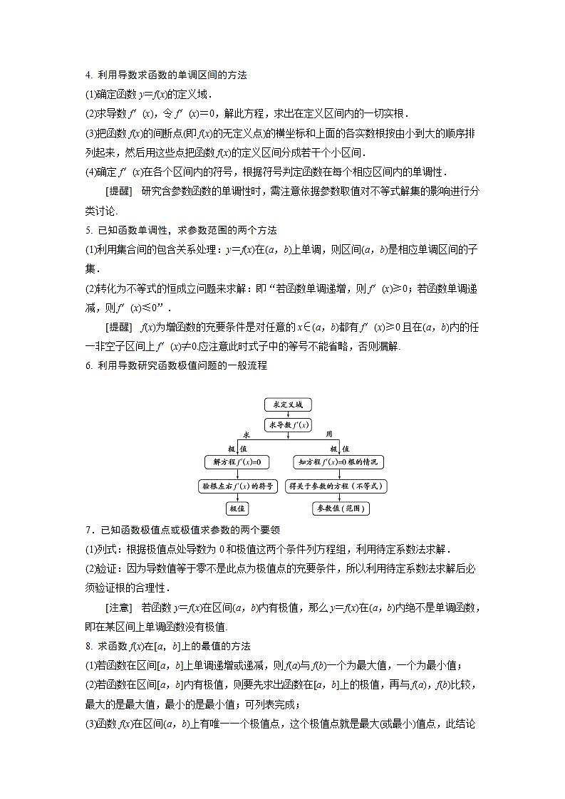 高考数学考前回归课本知识技法精细过（三）：导数与积分 (1)教案03