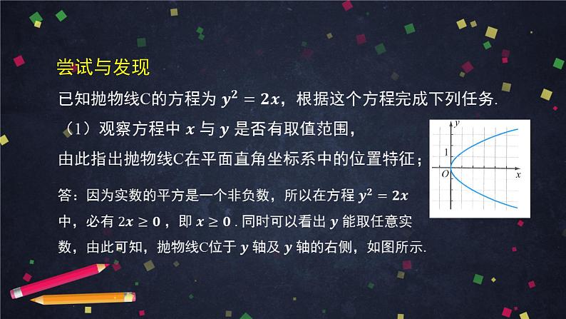 21.高二【数学（人教B版）】抛物线的几何性质-课件04