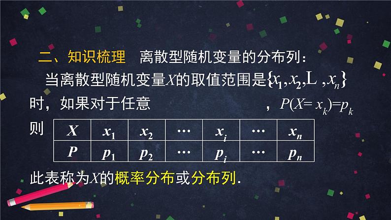 22.高二【数学（人教B版）】随机变量小结-课件03