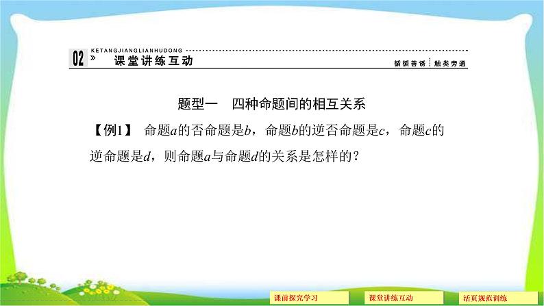 人教版数学《命题及其关系》PPT课件第8页