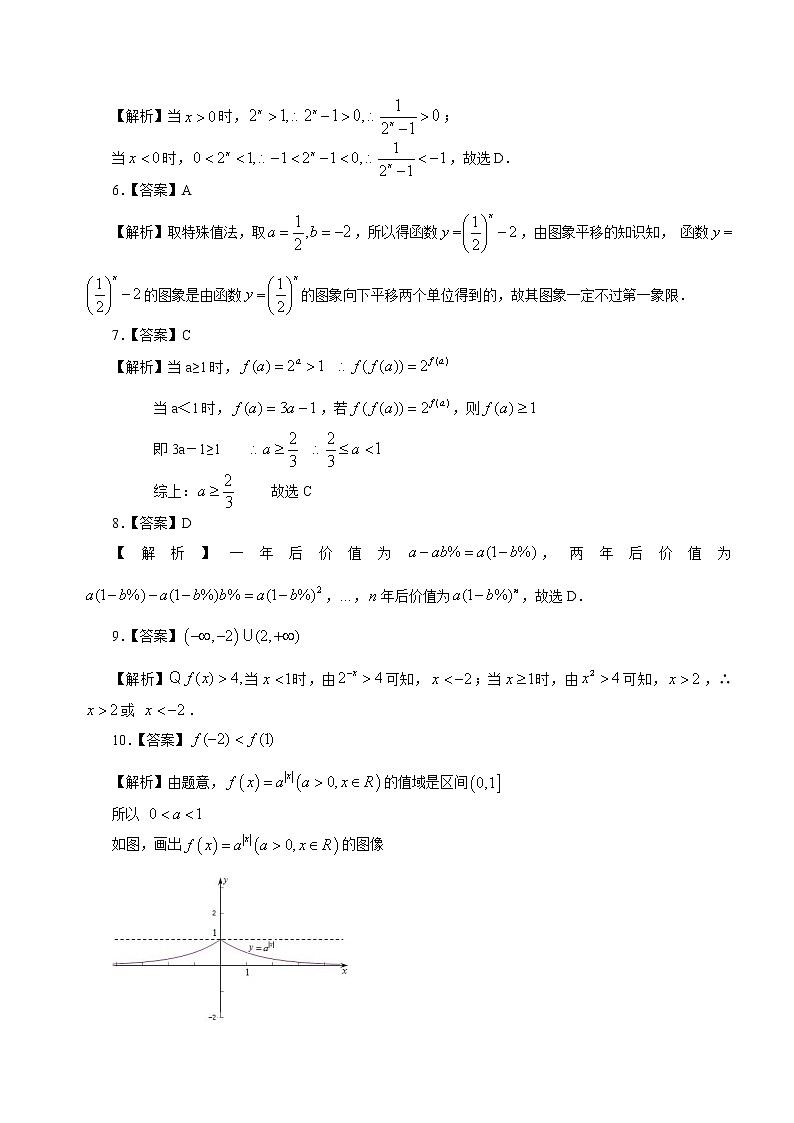 巩固练习_指数函数及其性质_提高03