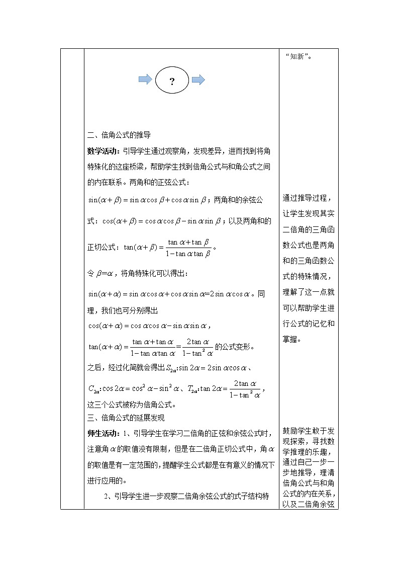 25.高一数学(人教B版)-倍角公式—1教案02