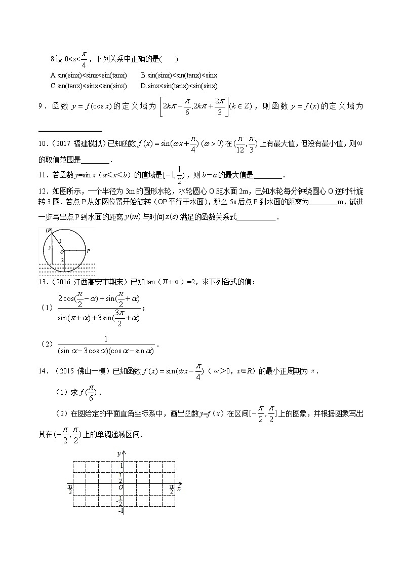 三角函数综合_巩固练习_提高02