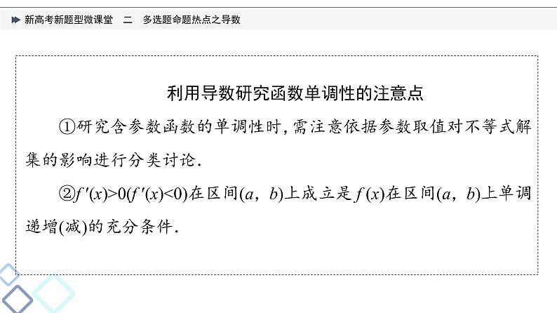 第3章 新高考新题型微课堂　2　多选题命题热点之导数课件PPT06