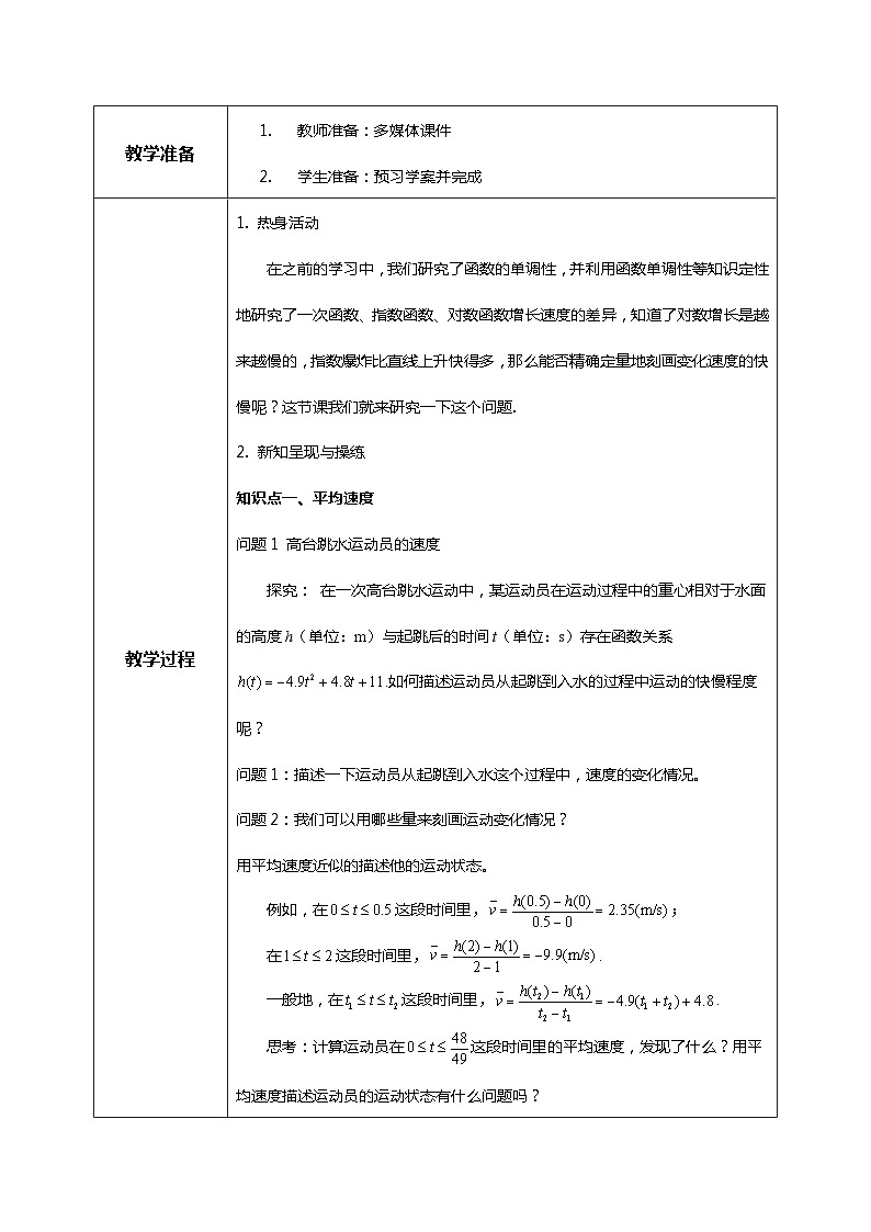 （新教材）5.1.1变化率问题 课件+教学设计+同步练习02