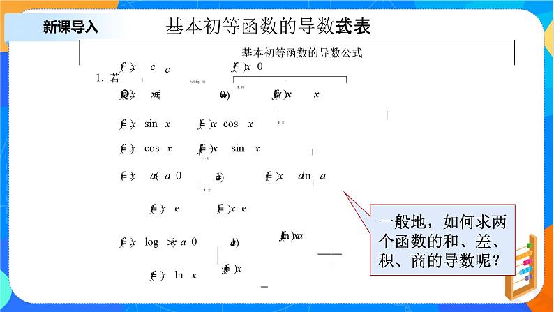 （新教材）5.2.2导数的四则运算法则  课件+教案+同步练习02