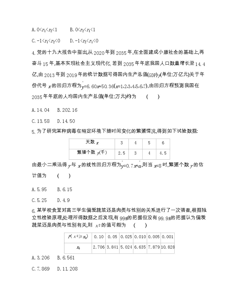 第九章达标检测-2022版数学选择性必修第一册 苏教版（2019）  同步练习 （Word含解析）02