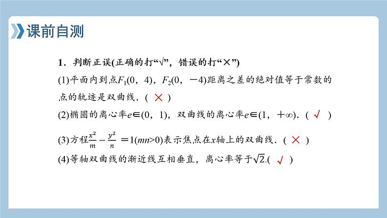 9.6双曲线课件——2022届高考数学一轮复习03