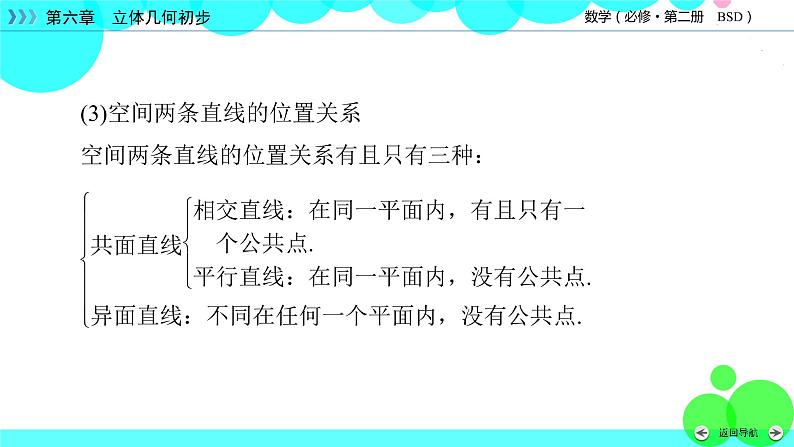 刻画空间点、线、面位置关系的公理PPT课件免费下载08