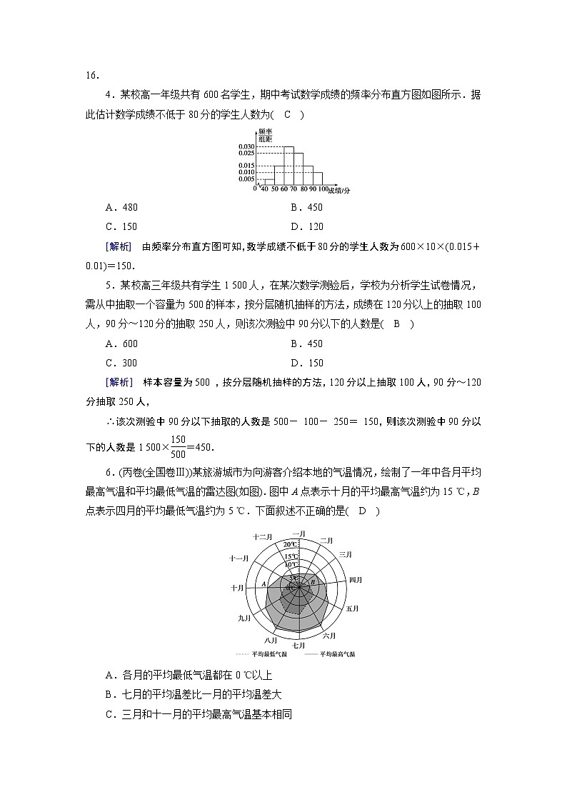 北师数学·必修第1册 综合测试6 试卷02
